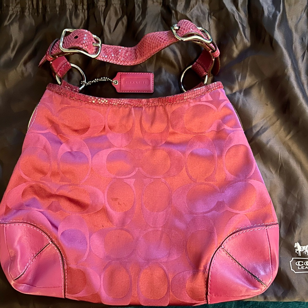 Genuine Coach Hobo.